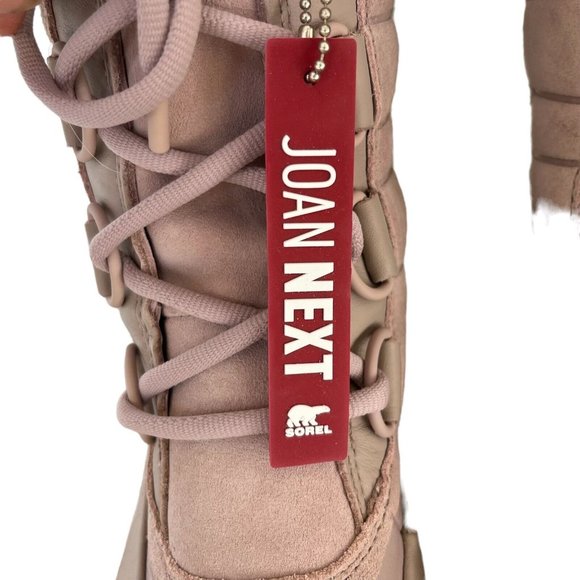 Sorel Boots Joan Of Arctic Next Faux Fur Waterproof Mauve Pink - Picture 7 of 12